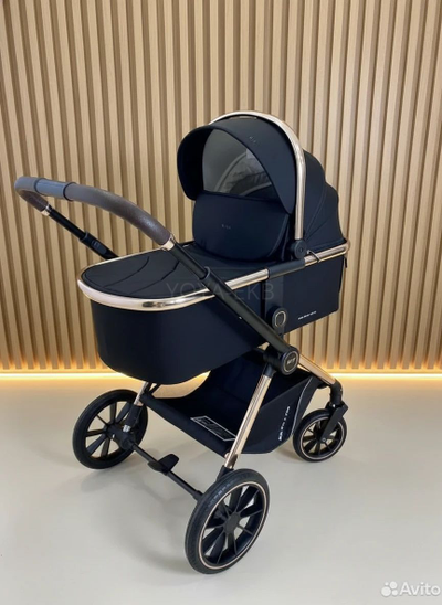 Детская коляска 3 в 1 Luxmom 733 Skyte Черный