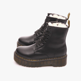 Зимние ботинки Dr Martens Jadon на платформе с мехом