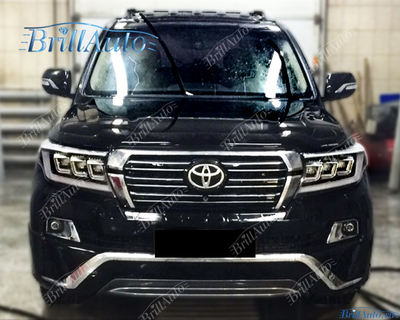 Рестайлинг Toyota Land Cruiser 200 07-15 стиль 21 + обвес Executive