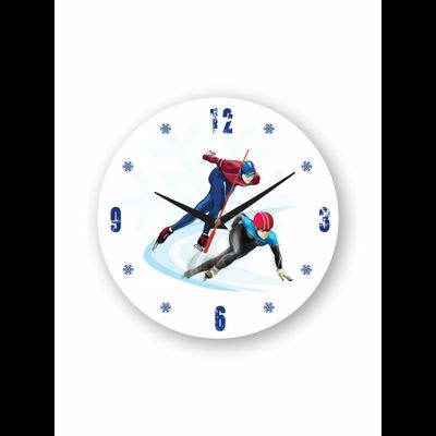 Часы настенные «Конькобежный спорт»