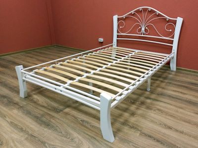 Кровать Фортуна-4 Лайт 1,6*2,0 белая/ножки белые ш*в*д 1790х1070х2090мм