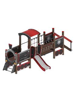 «Паровозик» (черный) ДИК 1.03.5.02-02 H=750 игровой комплекс