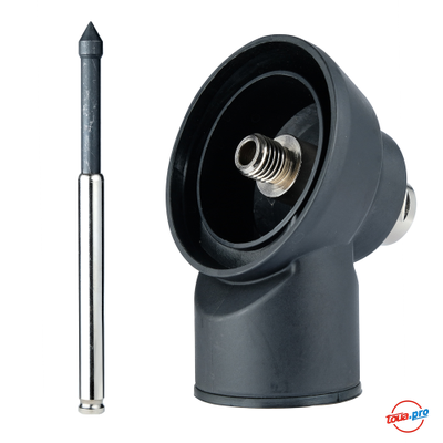 Пылеулавливающая насадка на подрозетник М18х2,5 в комплекте с центратором