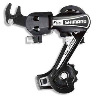 Перекл. задн. Shimano TY21-B, Tourney, SS, 6 ск., ось, черн., OEM, ARDTY21BSSBL