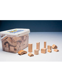 Игровой набор Фребеля "Конструктор" (111 элементов, бук, серия "Красота вокруг нас")