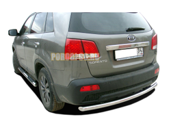 Защита заднего бампера труба (радиус) d60 для Kia Sorento (2009-2012)