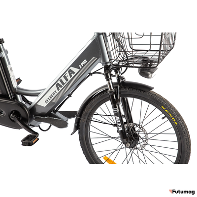 Электровелосипед Gelbert ALFA 2 PRO серый