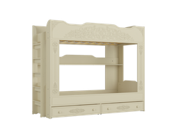 АС-25  Кровать двухъярусная ваниль/ваниль