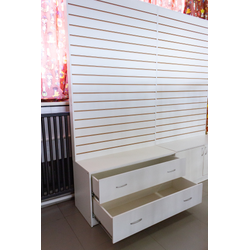 (ЭИАС0700) Стенд со слотпанелью, с ящиками (в ассортименте)