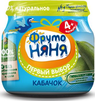 ФРУТОНЯНЯ 80г пюре кабачки