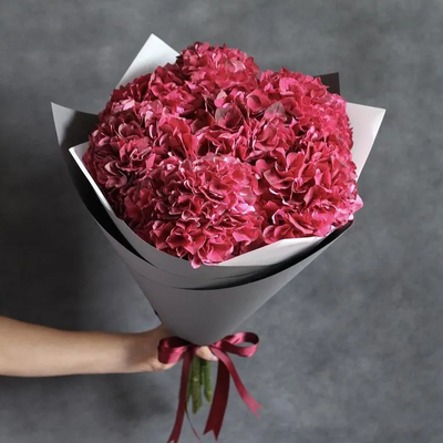 7 нежных гортензий