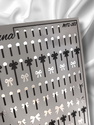 Слайдер-дизайн MilliArt Nails Металл MTL-282