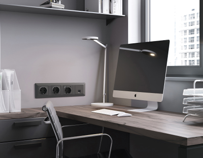 Рамки Графит Мягкое касание, коллекция LINE_1