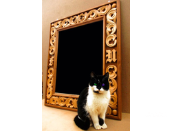 Резная рама, купить, для зеркала, резьба по дереву