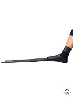 Ласты длинные 43/44 Marlin TRITON сред.жестк. black L