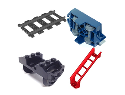 Поезда, горки, рельсы