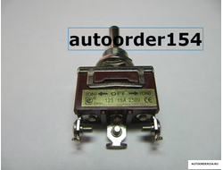 Выключатель тумблер 15А (3 положения, 3 контакта)(без фиксации) 32000215