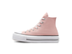 Розовые Кеды Converse Chuck Taylor All Star Lift Platform Seasonal Color Кораловые Высокие