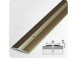 Порог одноуровневый c открытым крепежом Лука ПС 03.2700.05л Бронза