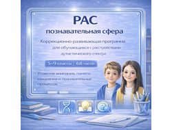 Программа развития познавательной деятельности для подростков с РАС 5-9 классы