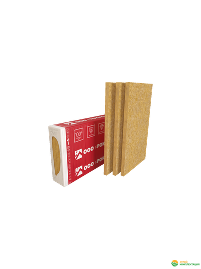 Огнезащитная плита РОКВУЛ КОНЛИТ SL 150 1000х600х25 мм (8 шт; 0,12 куб.м.)