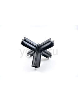 Соединители профильных труб пластиковые 20х20 мм - ygpo.ru