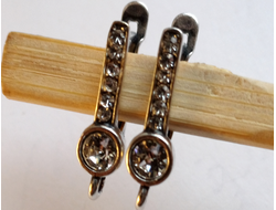 Швензы форма №1195-410 со стразом покрытие Ag