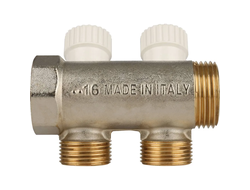 Коллектор STOUT распределительный 1", 2 отвода 3/4"ЕК (Арт. SMB 6851 013402)