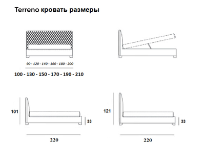КРОВАТЬ TERRENO