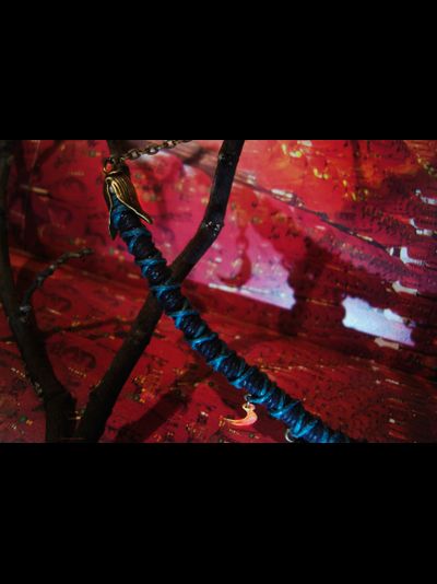 "Время Самайна", комплект украшений (серьги и колье) с тыквами к Хэллоуину