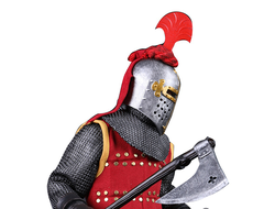 Рыцарь с топором - КОЛЛЕКЦИОННАЯ ФИГУРКА 1/6 scale DIECAST ALLOY APOCALYPTIC KNIGHT (FP010) - FIRE PHOENIX