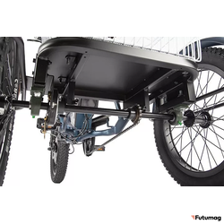 Трицикл Eltreco Porter Fat 700 Темно-синий