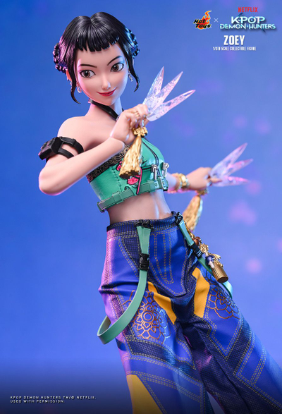 ПРЕДЗАКАЗ - Зои ("Кейпоп-охотницы на демонов") - Коллекционная ФИГУРКА 1/6 Zoey KPop Demon Hunters (TMS178) - Hot Toys ?ЦЕНА: 30900 РУБ.?