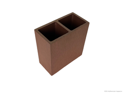 Реечная перегородка DECO3D орех