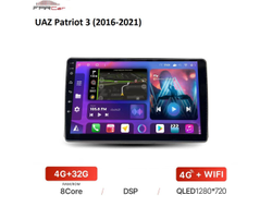 Автомагнитола FarCar для UAZ Patriot 3 (2016-2021) на Android 12