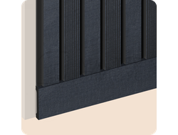 Плинтус напольный HIWOOD B90V1 BK114