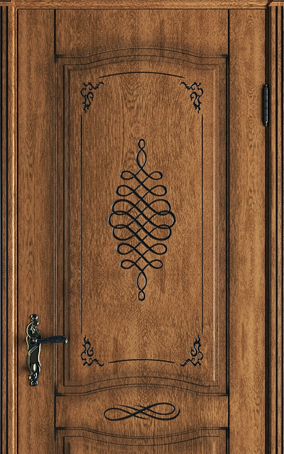 Дверь Веста медовый дуб с патиной