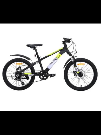 Велосипед TechTeam Sprint 20"х11 черно-зеленый