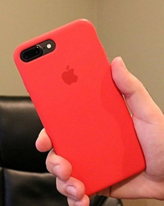 Чехол - накладка  силиконовый Apple Silicone Case для iPhone 8/7 Plus красный