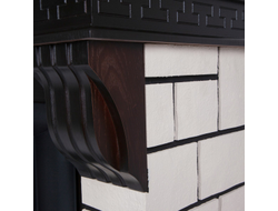 Угловой электрический камин Stone с Fobos