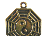 Амулет Багуа 30х25мм, бронза