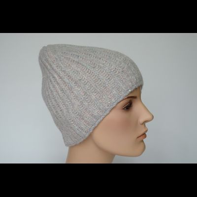 Шапка Vizio 1106 CYO серая с украшением