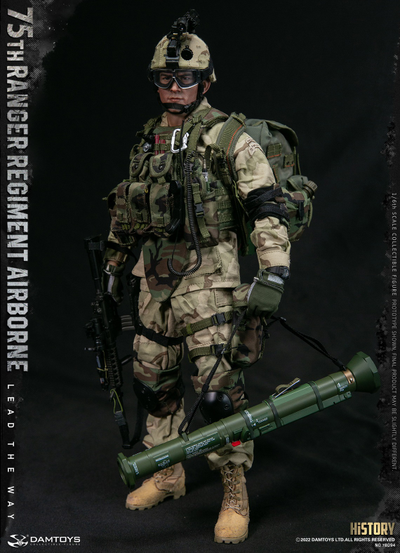 Американский десантник - КОЛЛЕКЦИОННАЯ ФИГУРКА 1/6 75th RANGER REGIMENT AIRBORNE (78094) - DAMTOYS