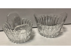 553-8/ Хрустальные икорницы, 2 шт.