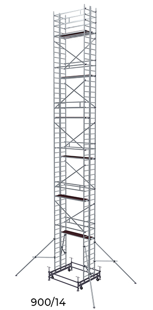 Вышка алюминиевая ВМА-900/14 высота 14м