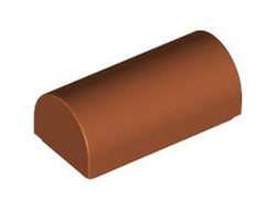 Slope, Curved 1 x 2 x 2/3 Double, Dark Orange (3563 6441768)