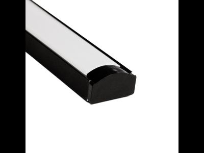 Алюминиевый профиль 4L-1506-S ANOD Black | Черный ANOD