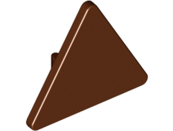 Road Sign 2 x 2 Triangle with Clip, Reddish Brown (892 / 4517594 / 6256067)