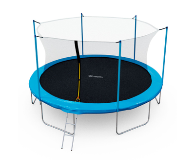 Батут каркасный с сеткой DFC Kondition 15 ft с лестницей (2 короба)