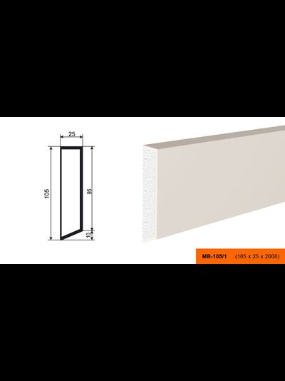 Фасадный молдинг из пенополистирола с покрытием LEPNINAPLAST (Лепнинапласт)  МВ-105/1